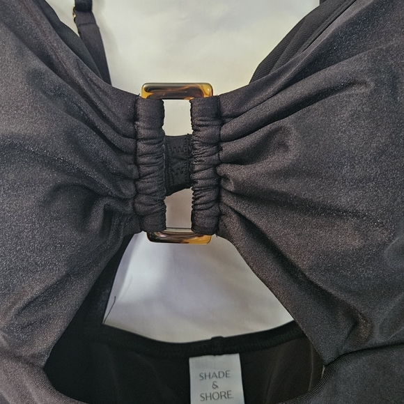 Shade & Shore Black Swimsuit with Gold Accent - Picture 2 of 3